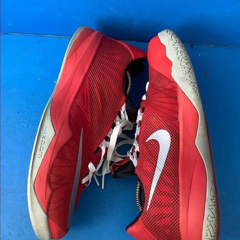 NIKE ZOOM RUN THE ONE 653636-600 Red / Wolf Grey-Black MEN SHOES SIZE 10.5